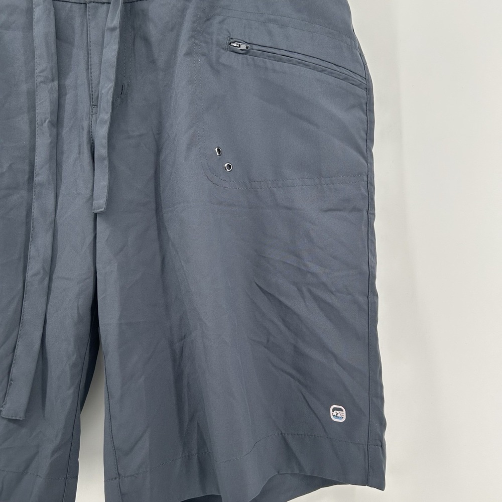Free Country Beach & Beyond Womens XXL Steel Gray Bermuda Swim Board Shorts NWT - Picture 3 of 10